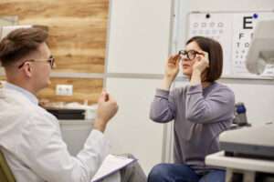 Consultation with an Eye Care Professional