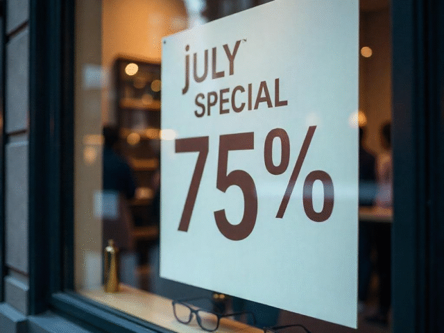 🎉July Special at Rebecca Optical – See More, Save More!